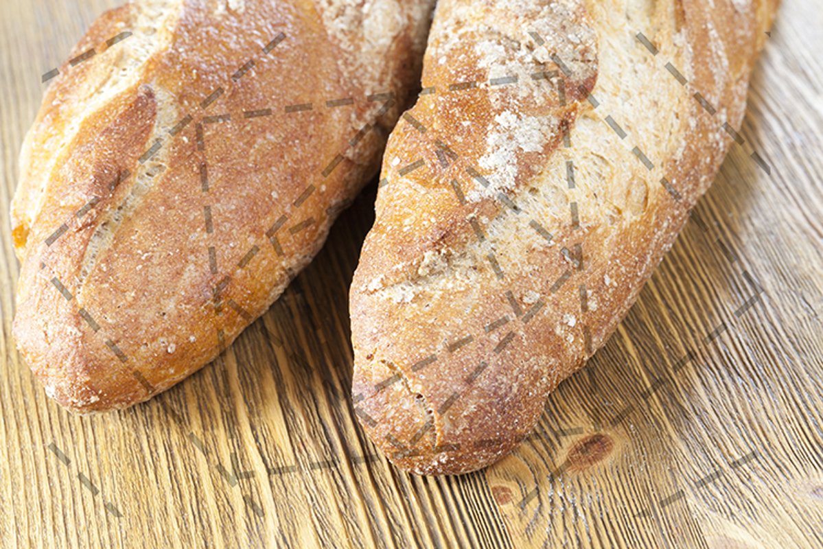 fresh light-colored bread example image 1