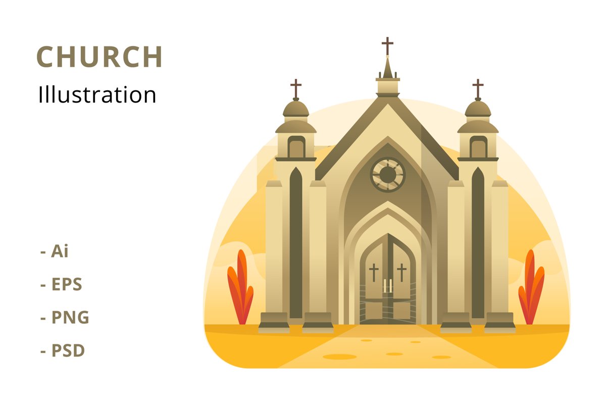 Church Illustration example image 1
