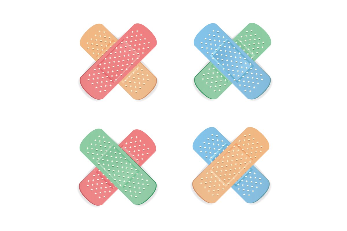 Medical Patch Vector. example image 1