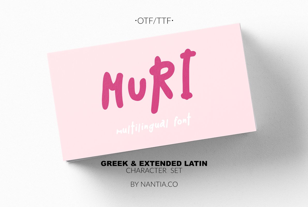 Muri the Handcrafted Font example image 1