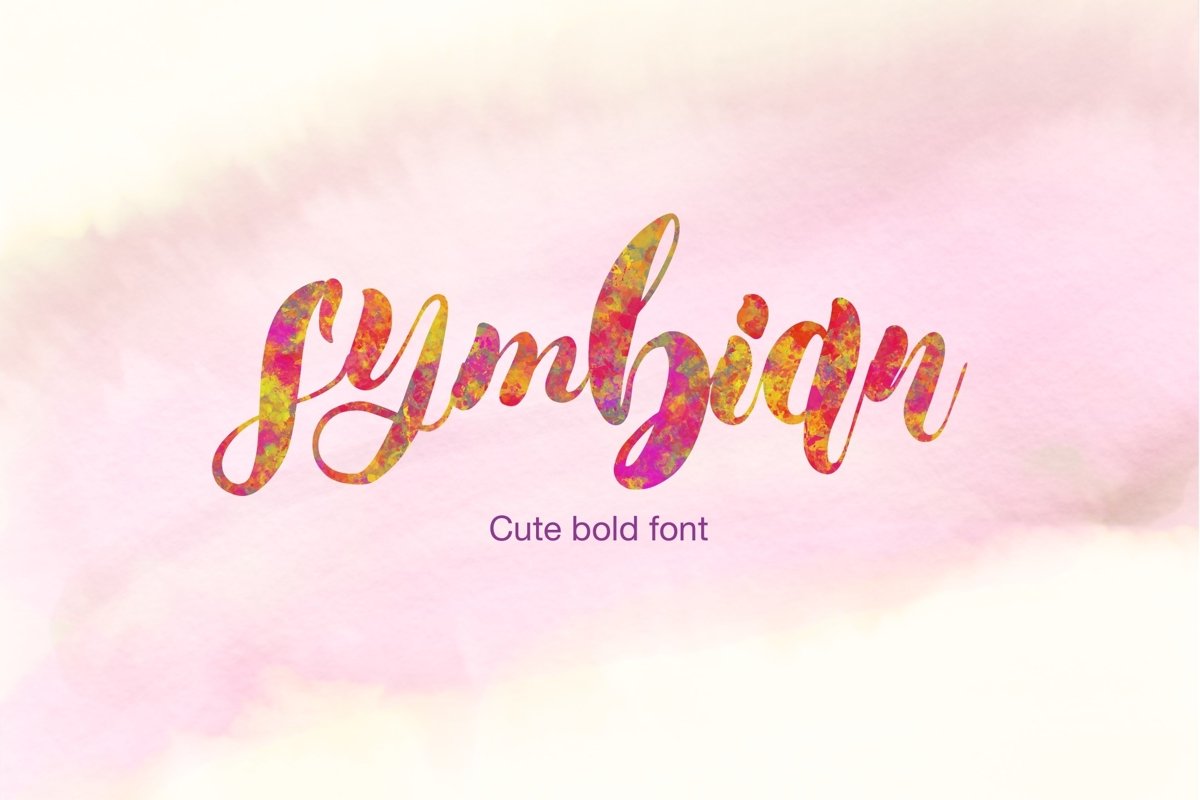 Symbian Cute Bold Font example image 1
