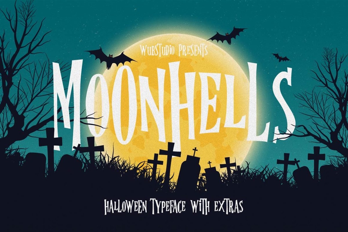 Moonhells Typeface example image 1