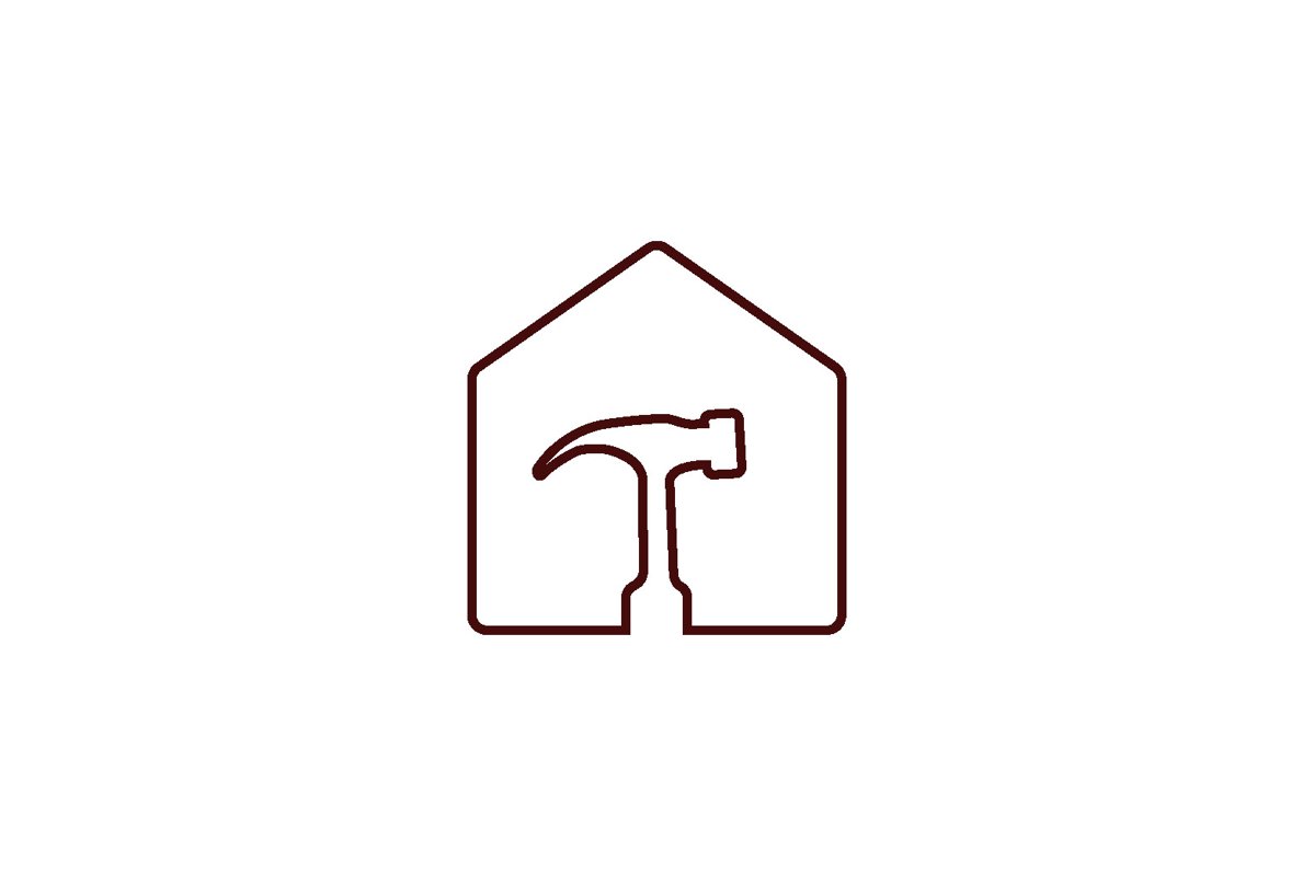 Home Repair Logo Design vector isolated example image 1