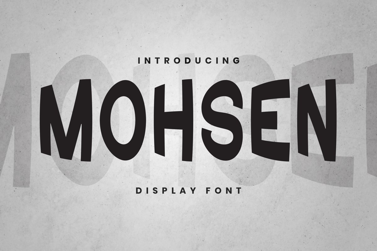 Mohsen Font example image 1