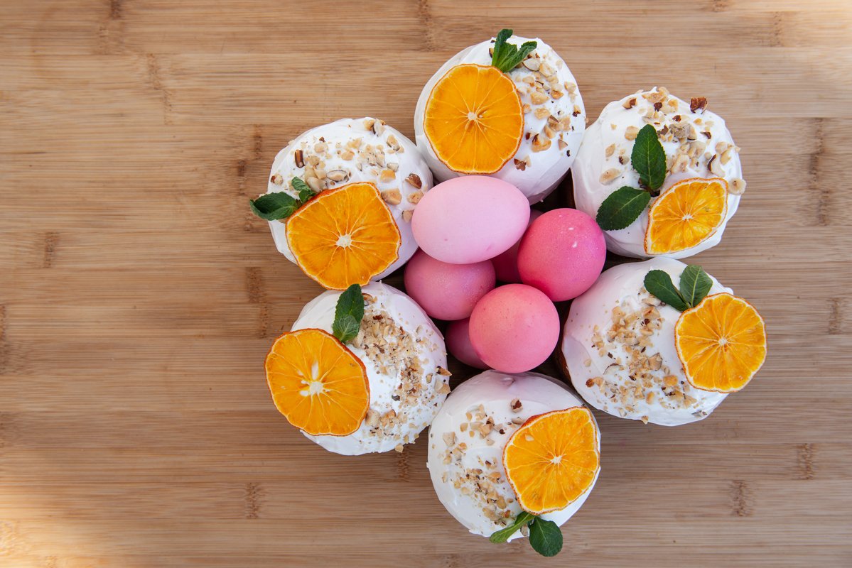 Easter, Easter cake with a complex composition example image 1