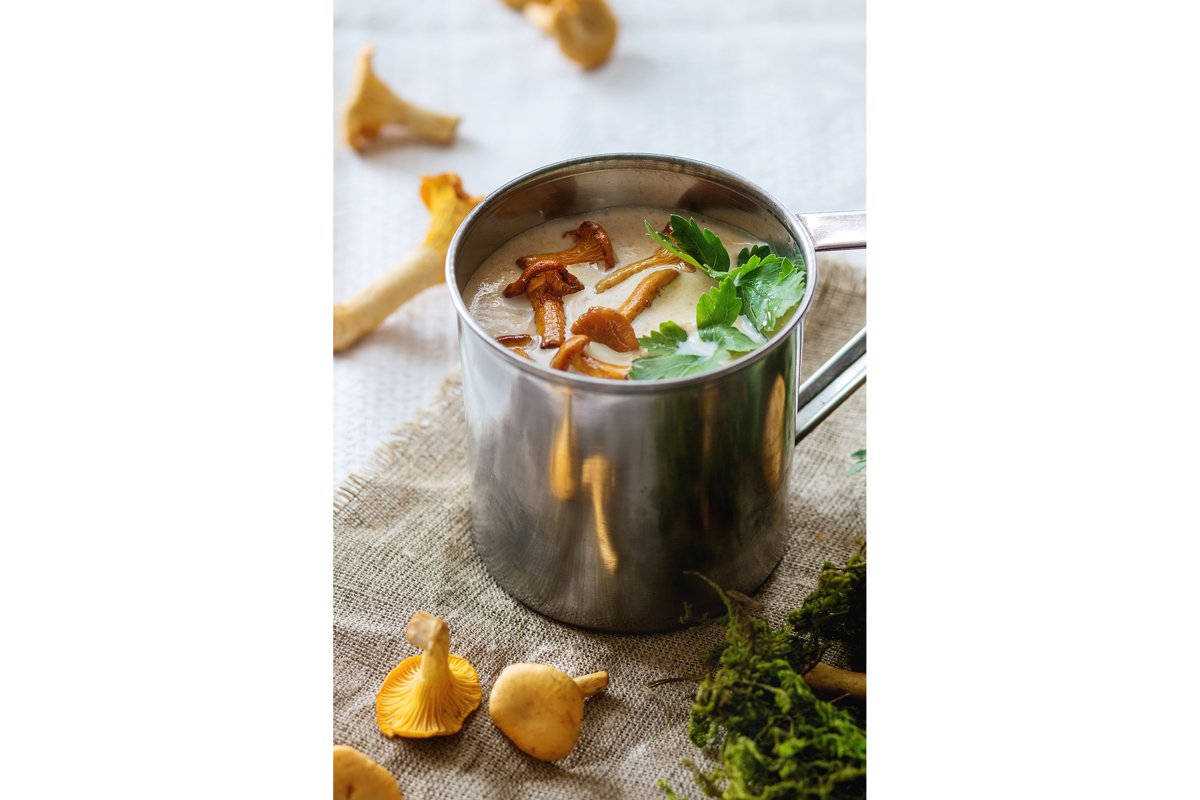 Chanterelle Cream soup example image 1