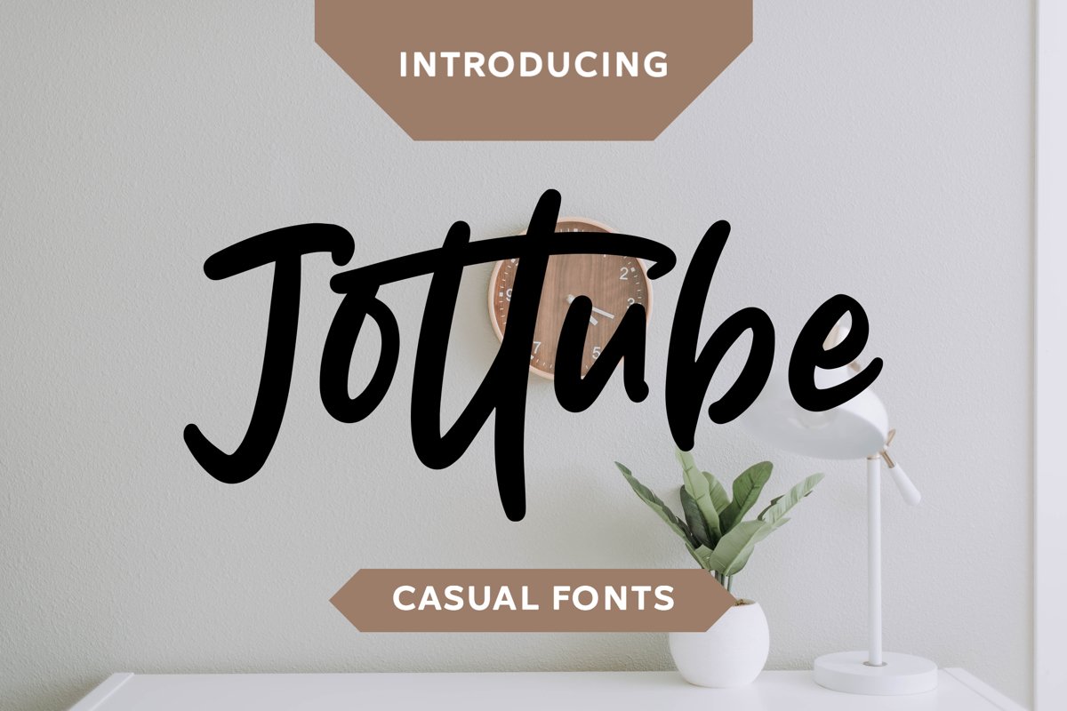 Jottube - Display Casual Fonts example image 1