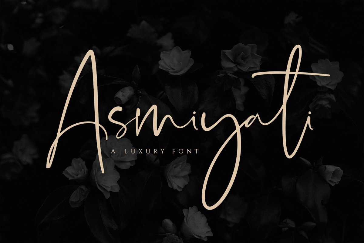 Asmiyati | A Luxury Script Font example image 1
