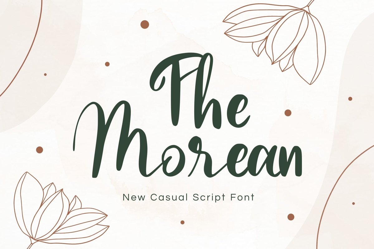 Morean Display Font example image 1
