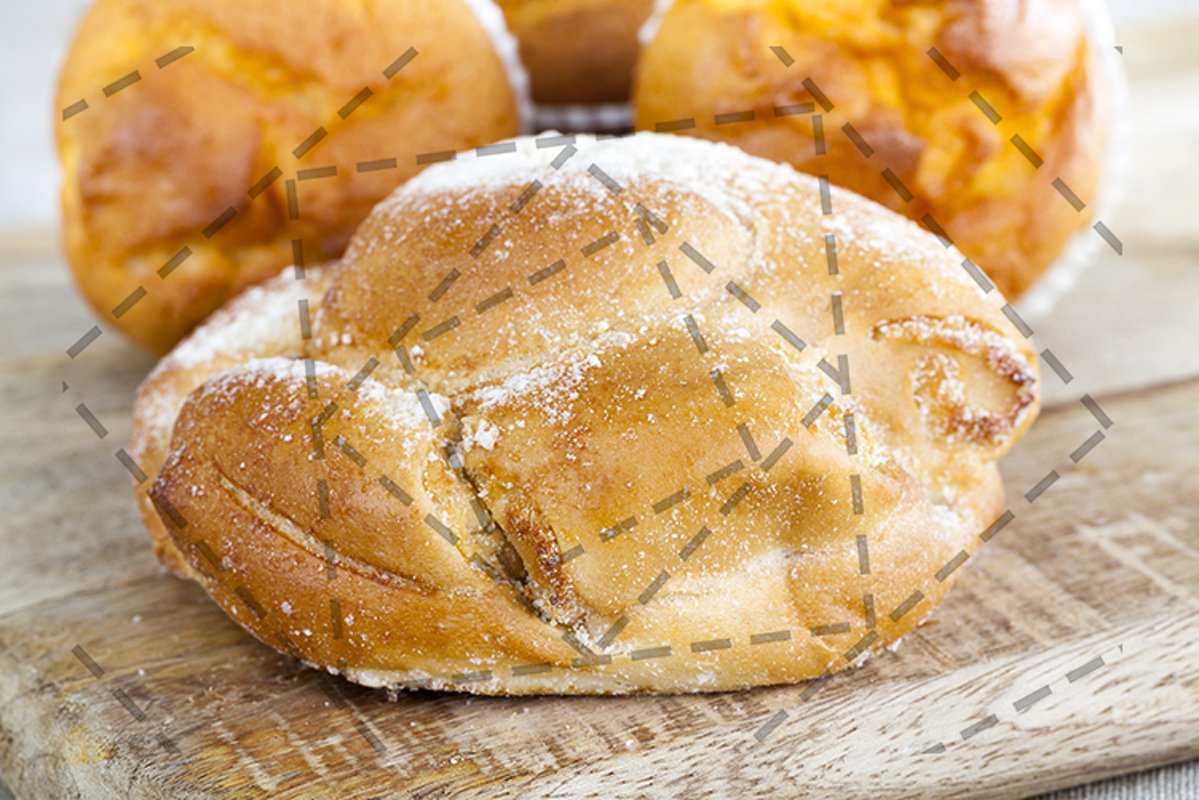 Tasty wheat bun example image 1