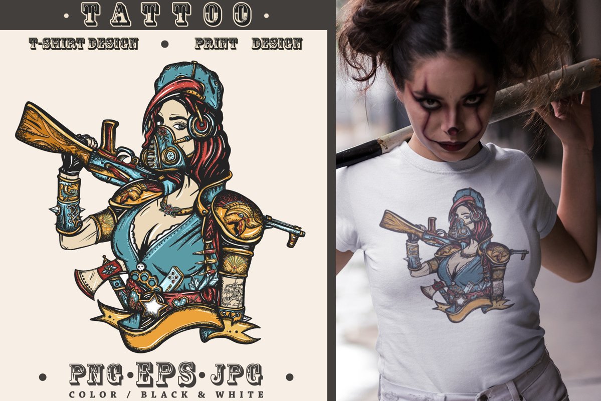 Post apocalypse girl example image 1