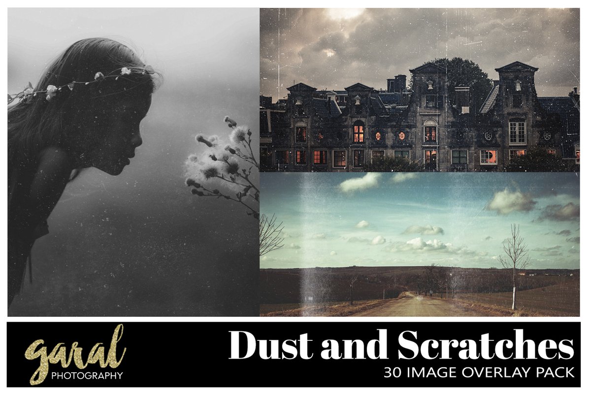 30 DUST and SCRATCHES Overlays (597587) Layer Styles