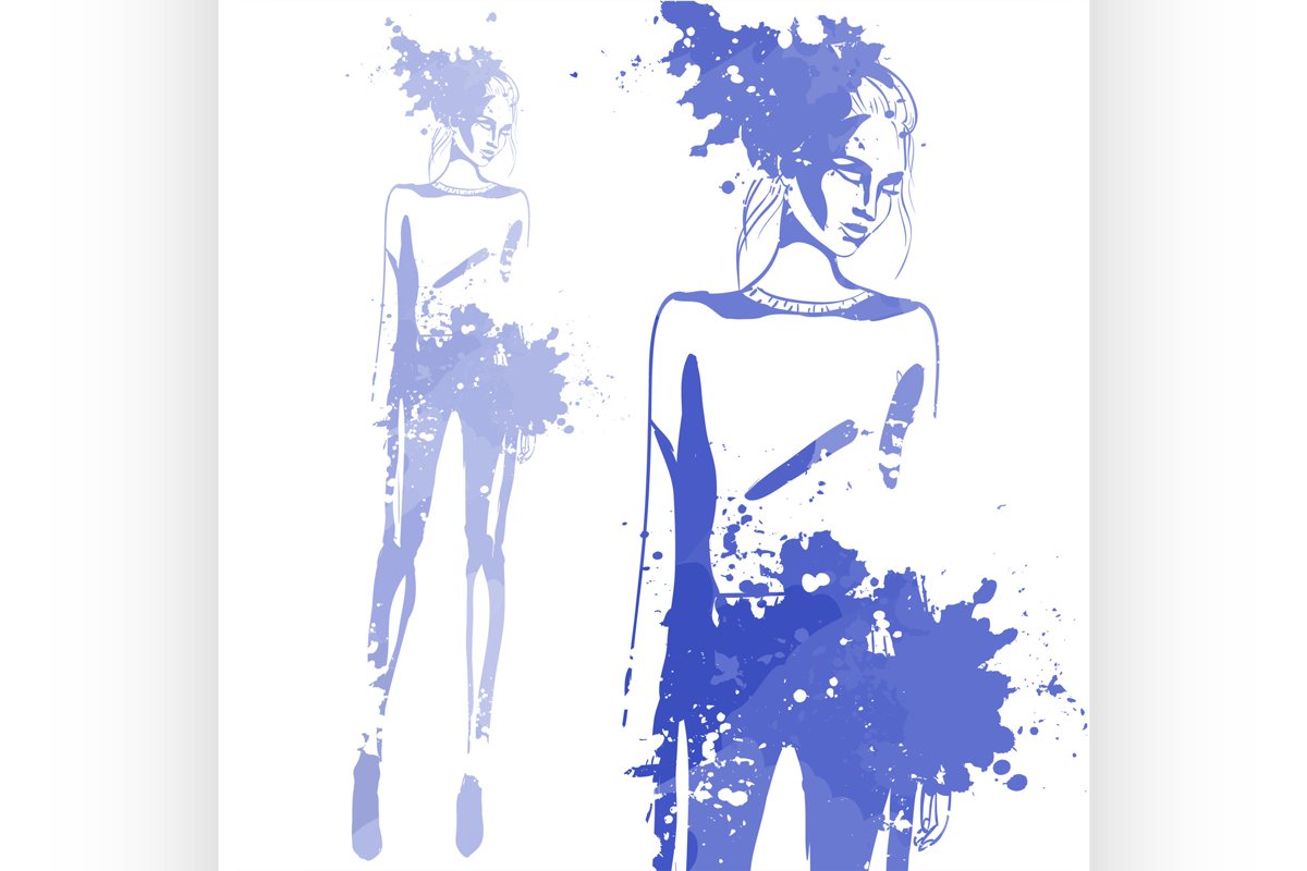 Portrait of trendy look girl example image 1
