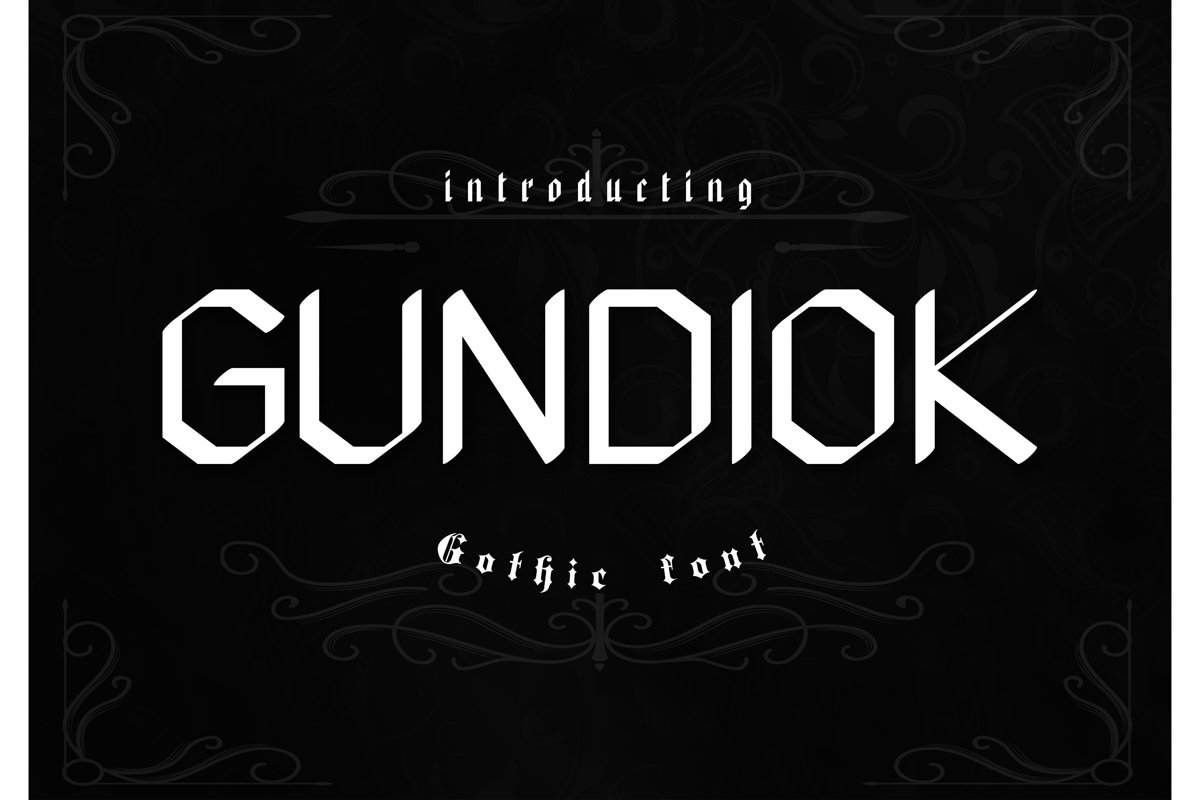 Gundiok Gothic Font example image 1