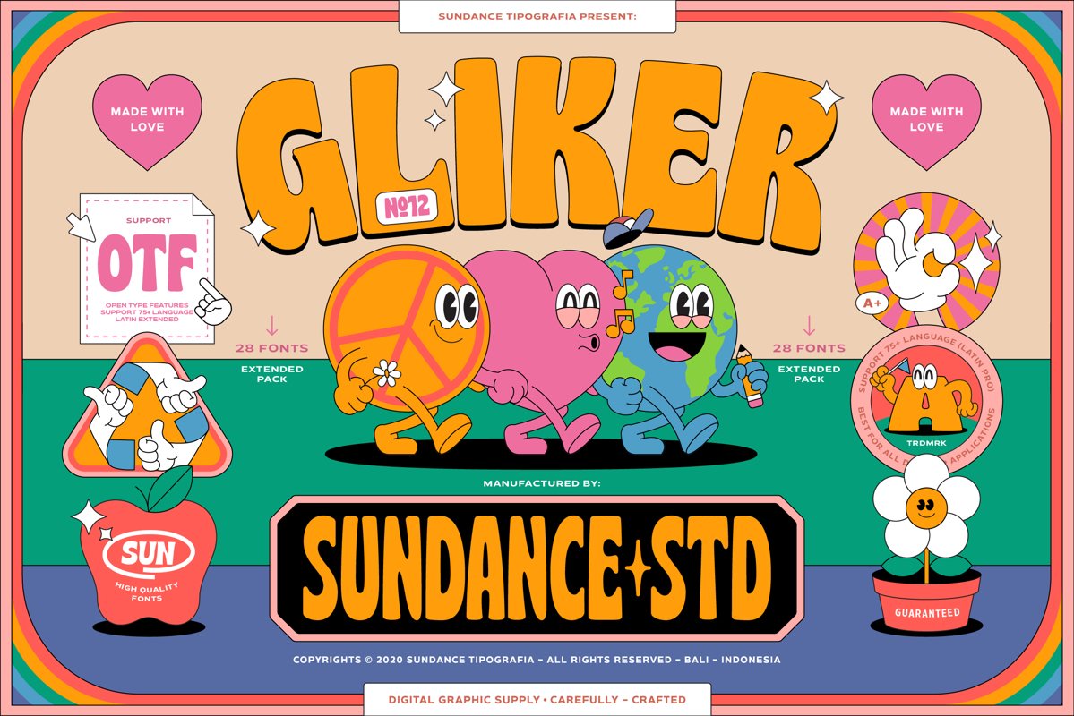 Gliker Font Family example image 1