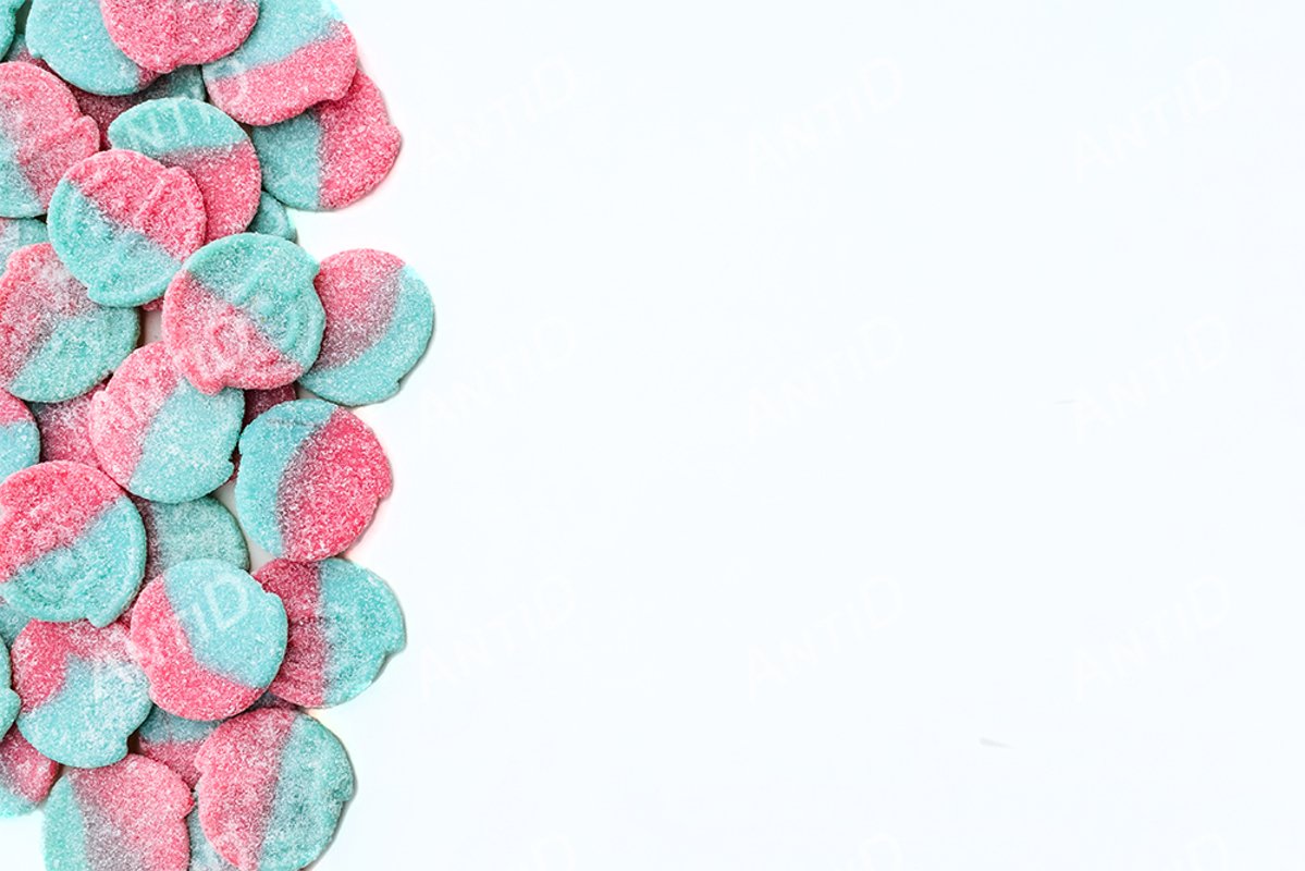 Jelly candies on a white background. example image 1
