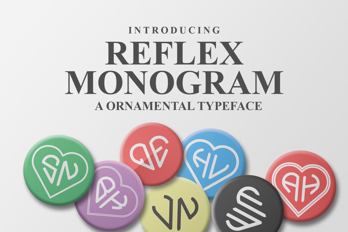 Reflex Monogram Font example image 1