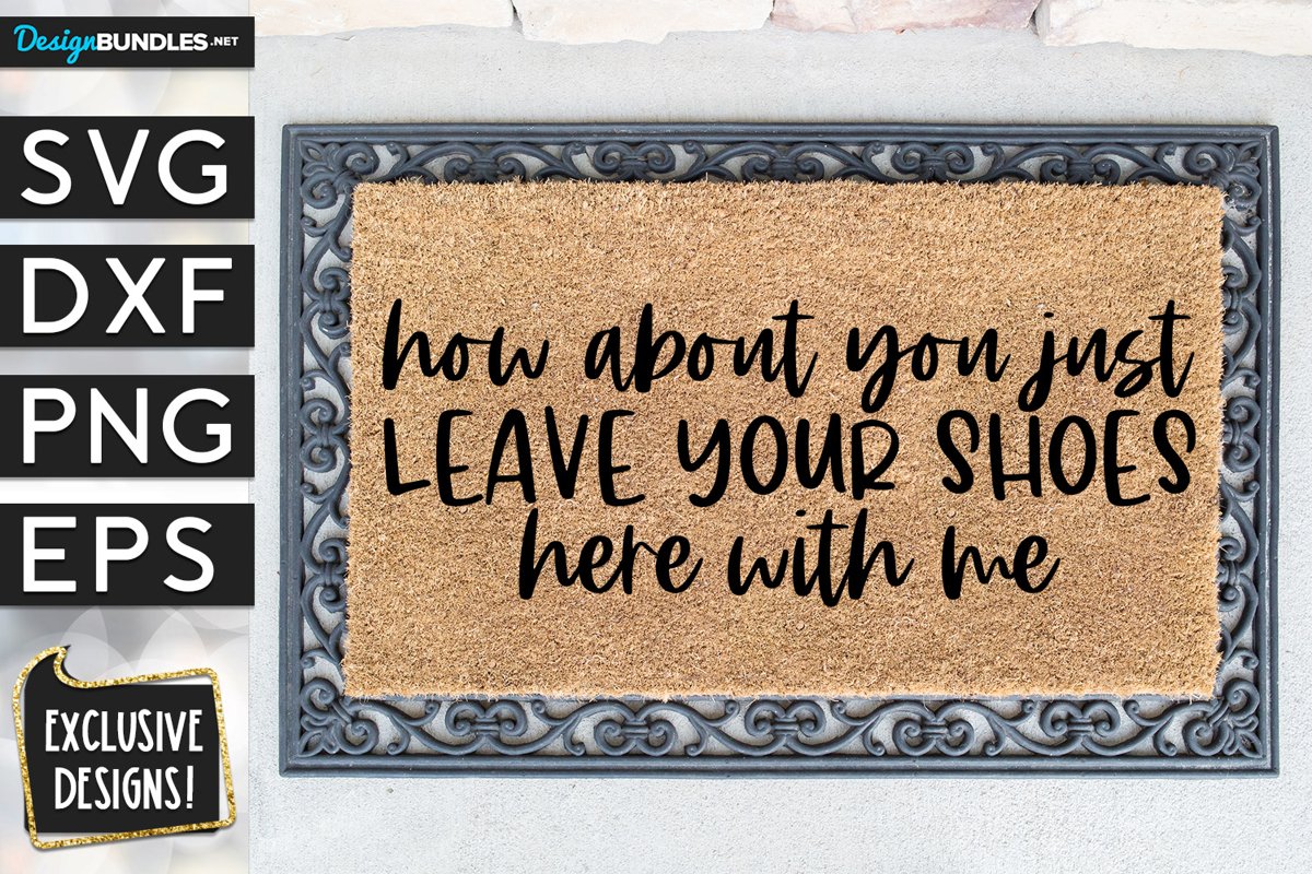 Leave Your Shoes Here With Me SVG DXF PNG EPS example image 1