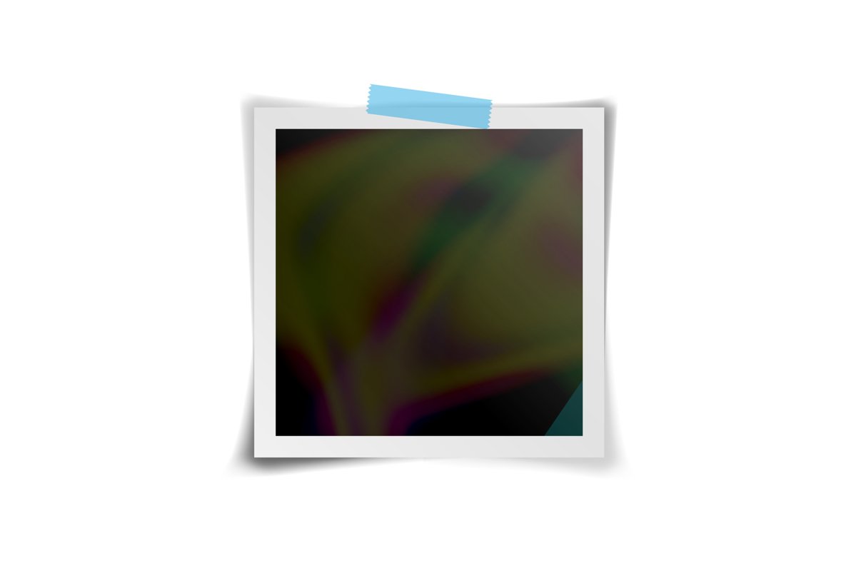 Instant Photo Frame Vector. Retro Photo Frame example image 1