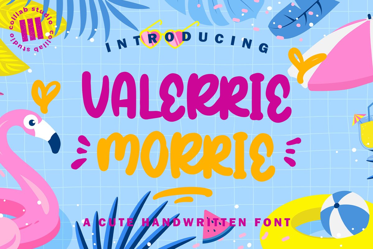 Valeerie Morrie - A Cute Handwriiten Font example image 1