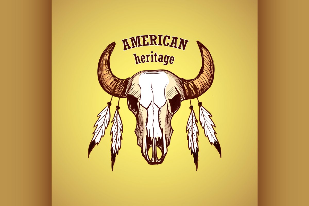 American indian emblems and labels example image 1