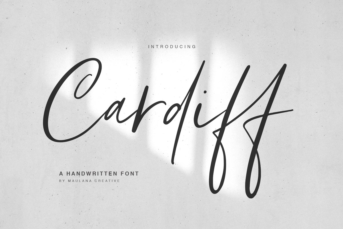 Cardiff Typeface example image 1