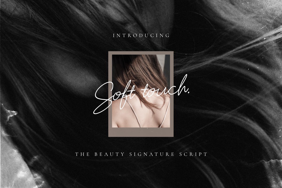 Soft Touch Signature Script Font example image 1
