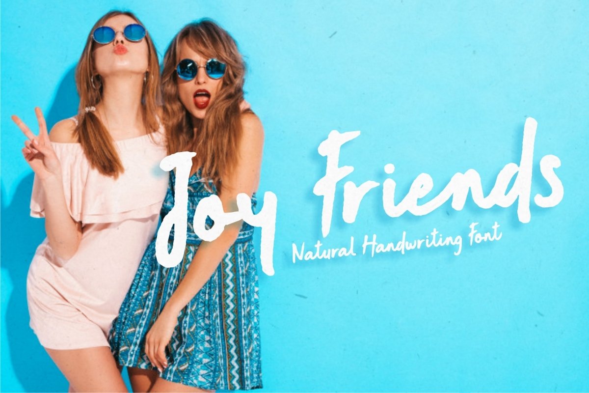 Joy Friends - Bold Marker Font example image 1