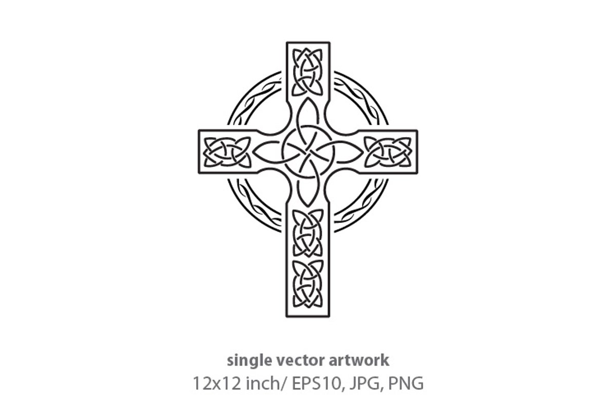 Simple Celtic Border- single vector artwork example image 1