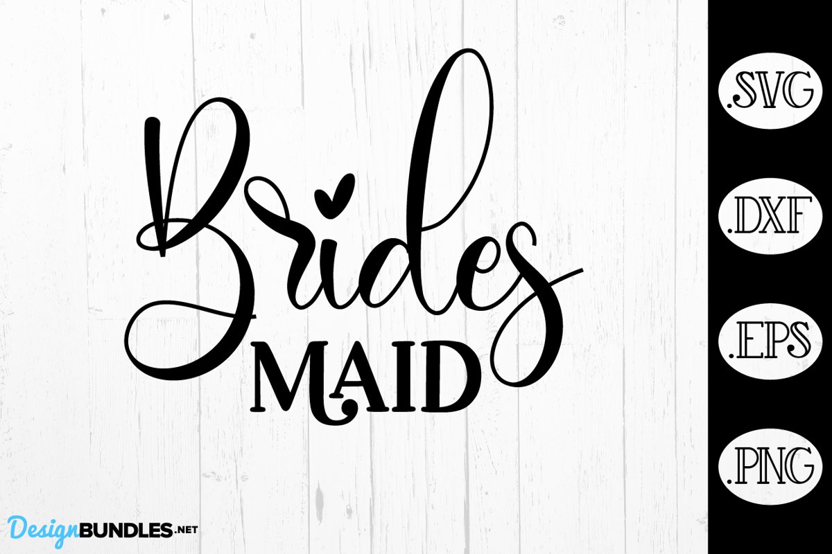 Bridesmaid SVG, Wedding SVG