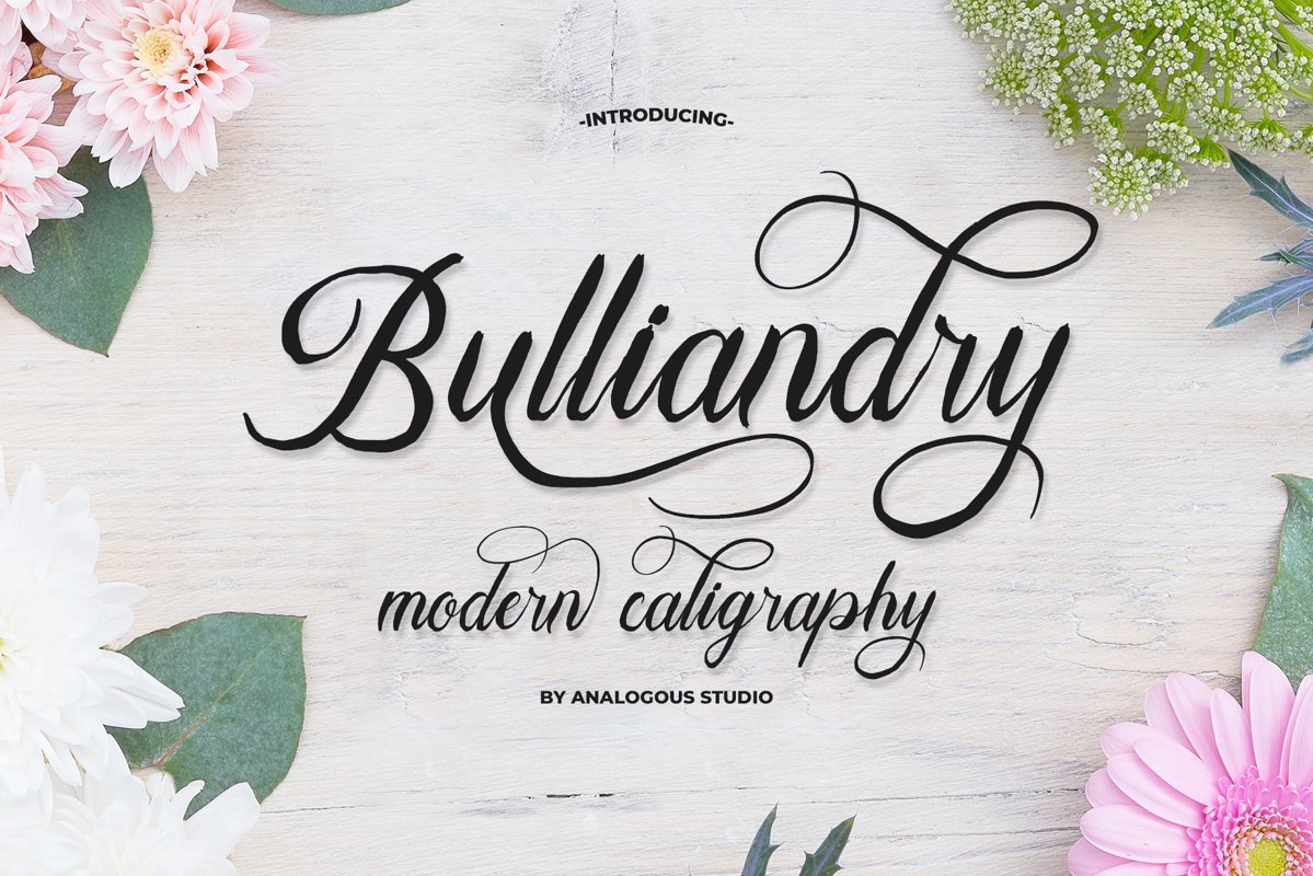 Bulliandry | Modern Calligraphy example image 1