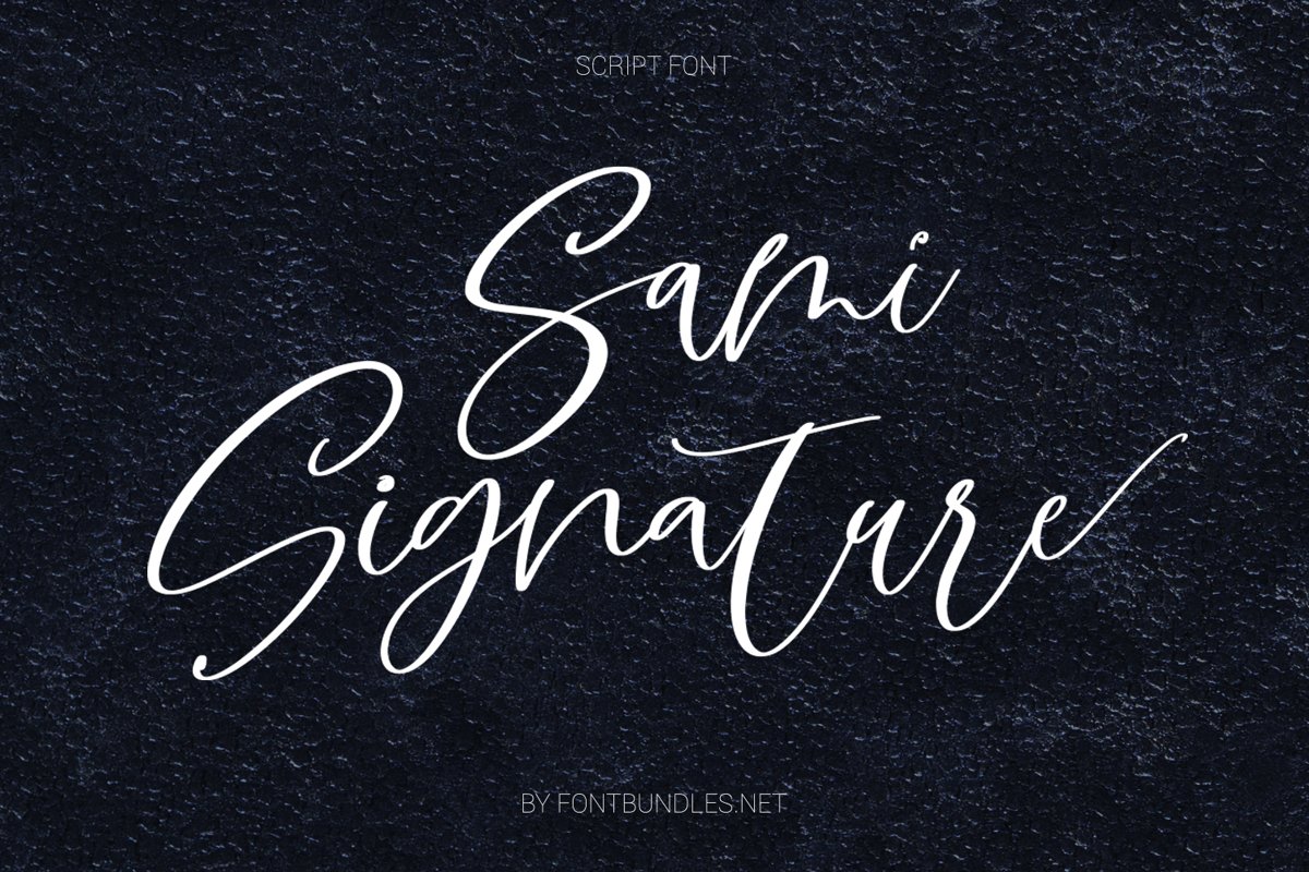 Sami Signature example image 1