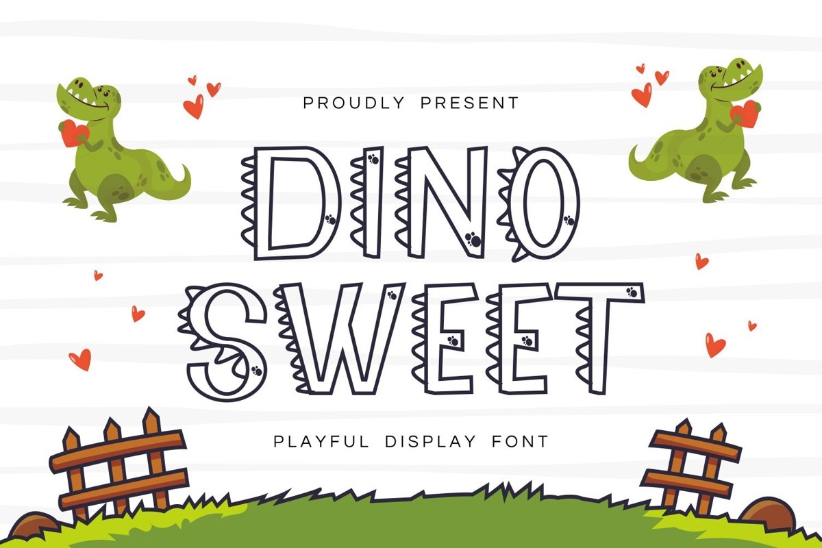 DinooSweet - Playful Display Font example image 1