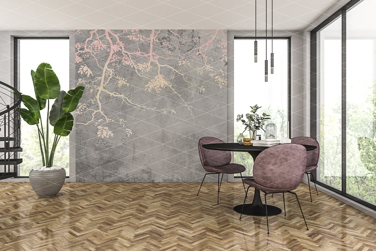 Wall mockup Interior mockup Wallpaper mockup (582540