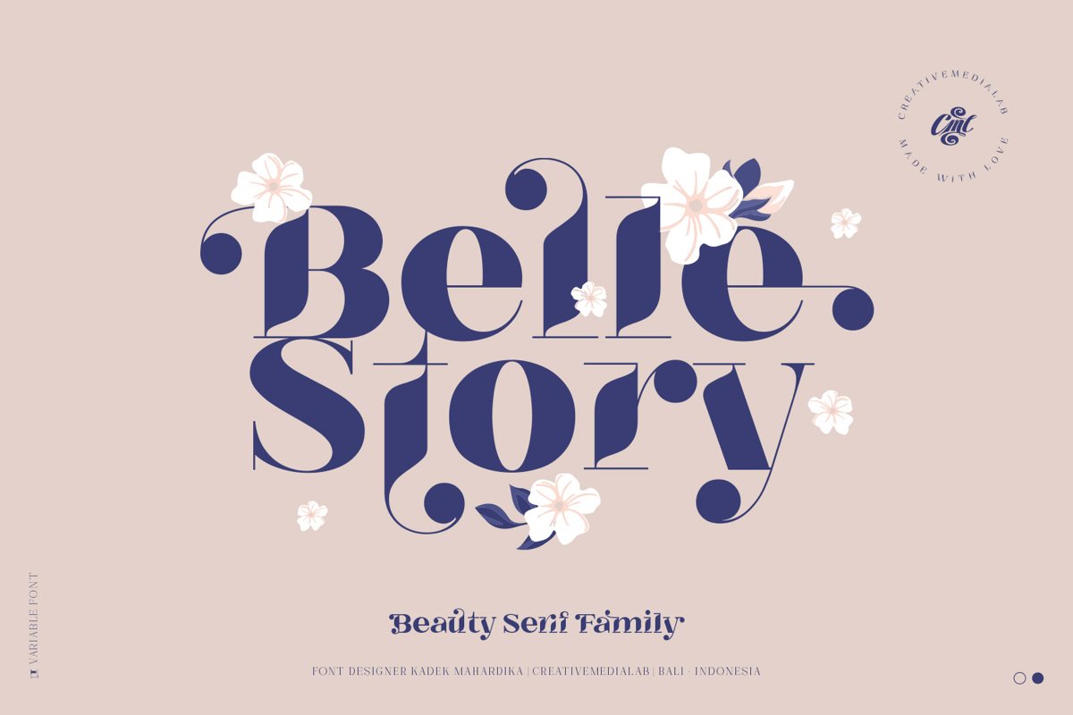 Belle Story - Beauty serif family example image 1