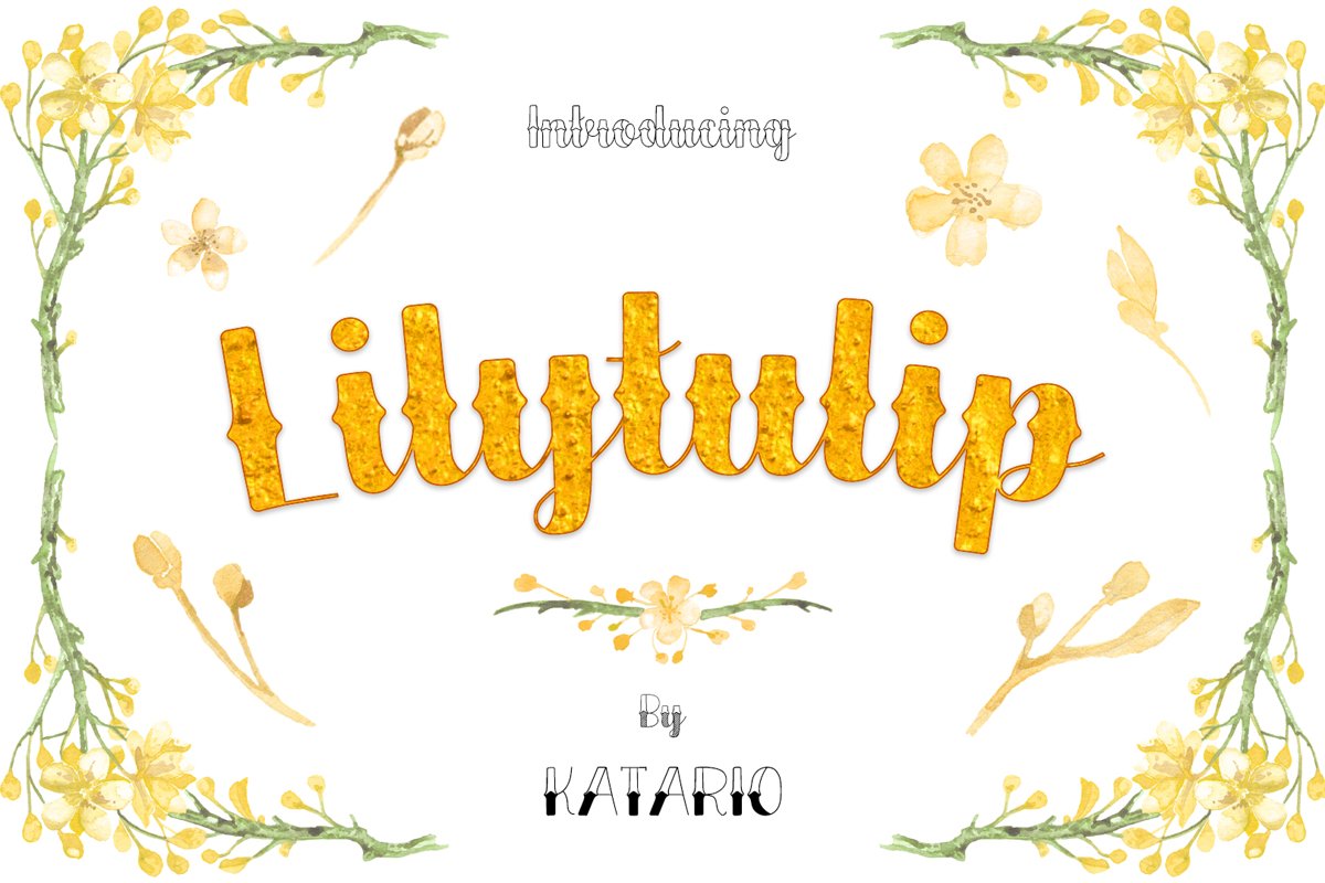 Lilytulip Script Font example image 1