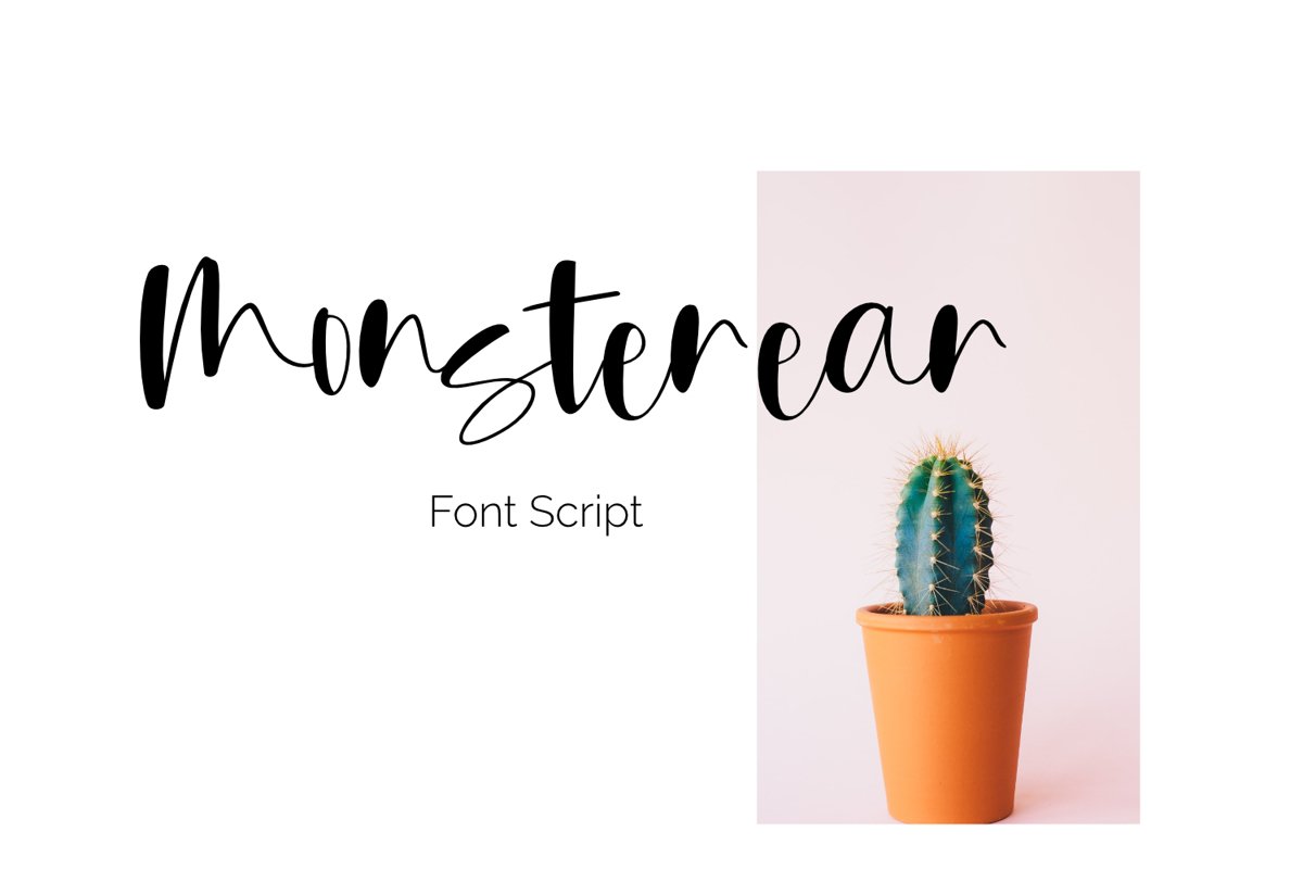 Monsterear font script example image 1