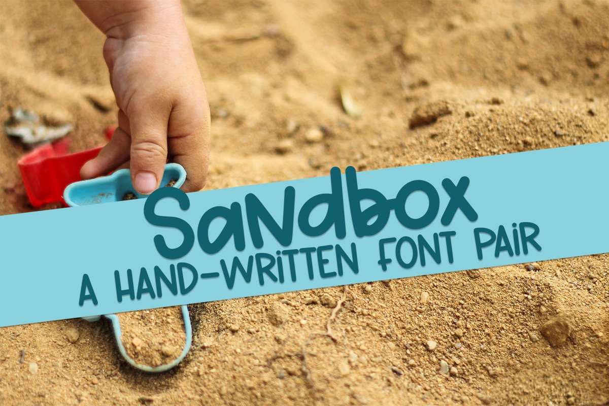 Sandbox - A Hand-Written Font Pair example image 1