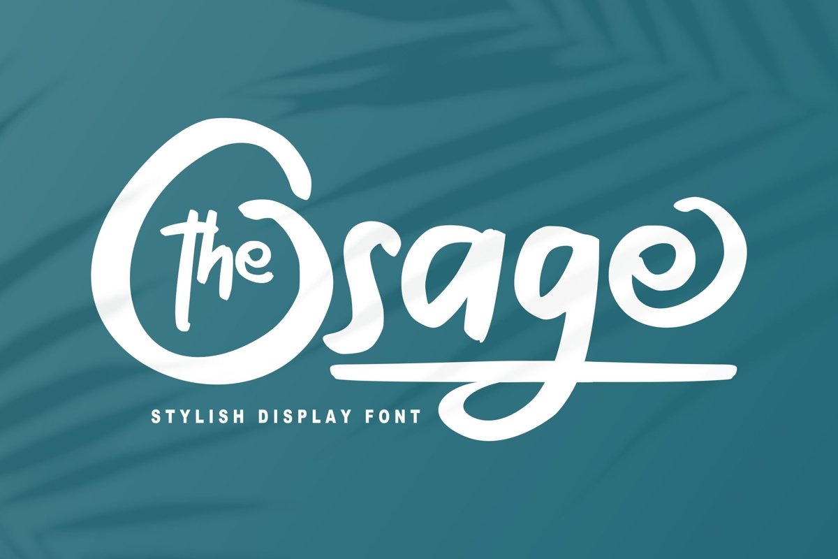 The Osage | Stylish Display Font example image 1