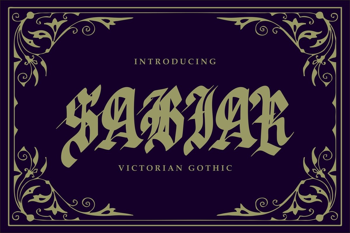 Sabhar | Victorian Font example image 1