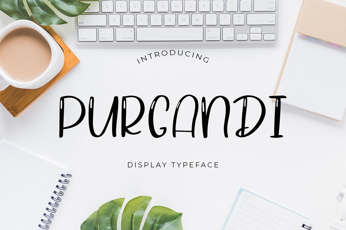 Purgandi Display Font example image 1