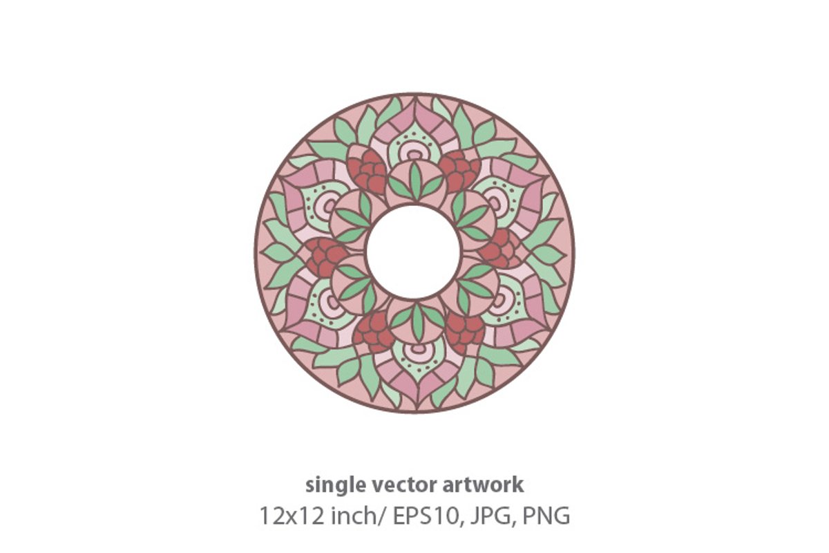 Mandala - single vector artwork example image 1