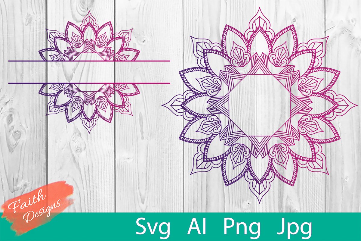 Mandala & Split Mandala No. 19 example image 1