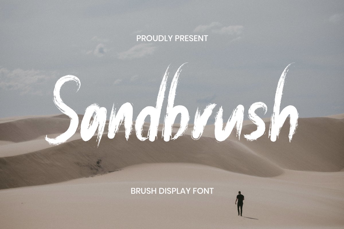 Sandbrush Font example image 1