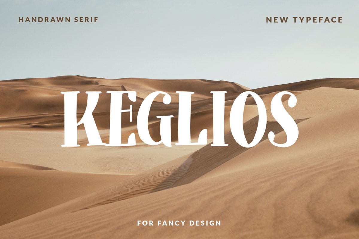 Keglios - Handdrawn Serif Fonts example image 1
