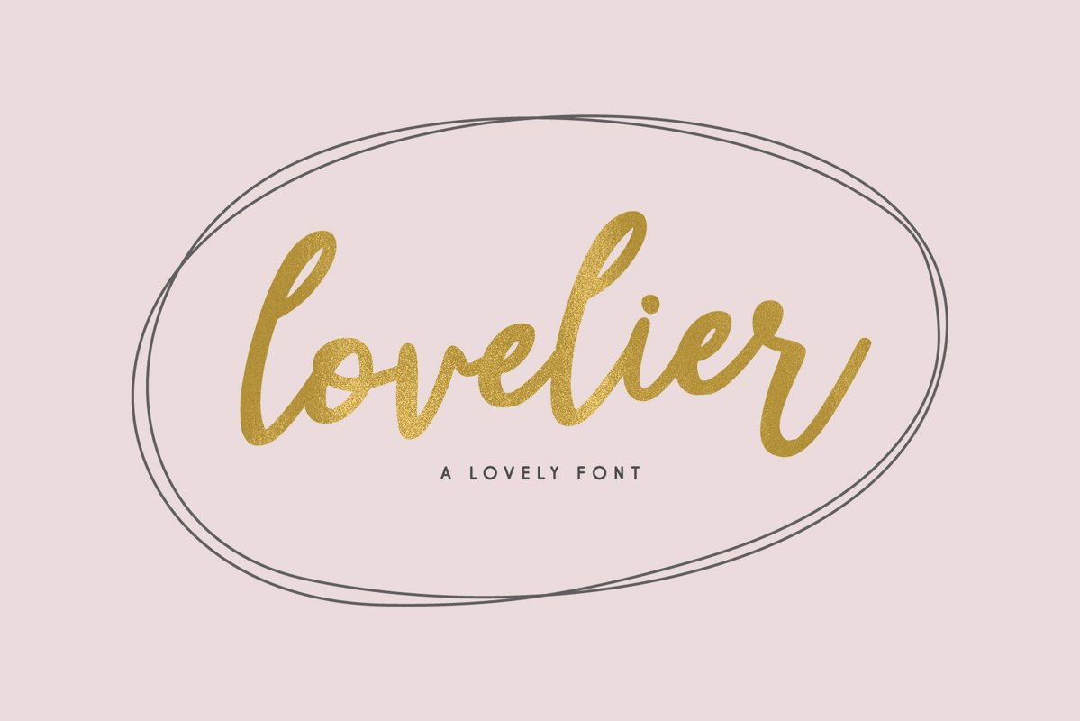 Lovelier Font example image 1