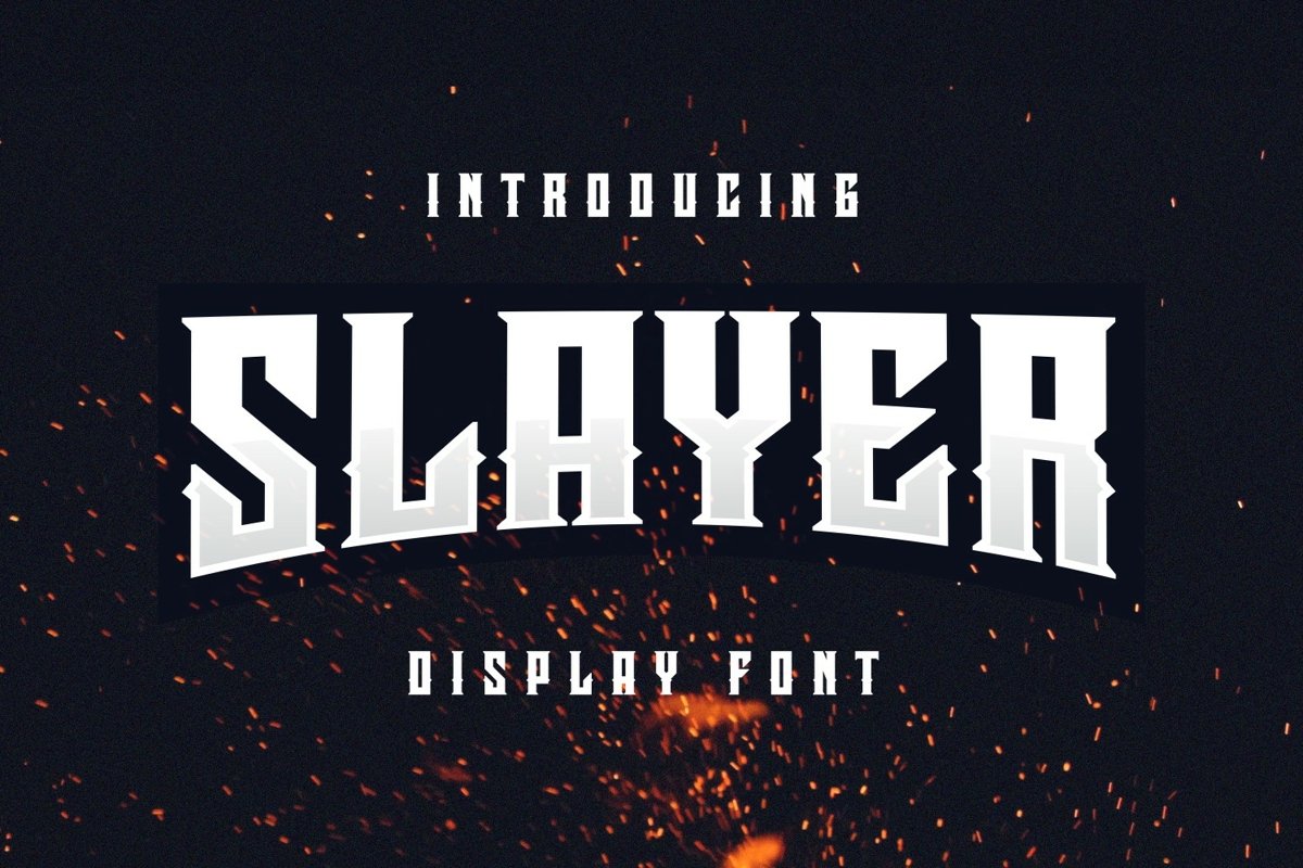 Slayer Font example image 1