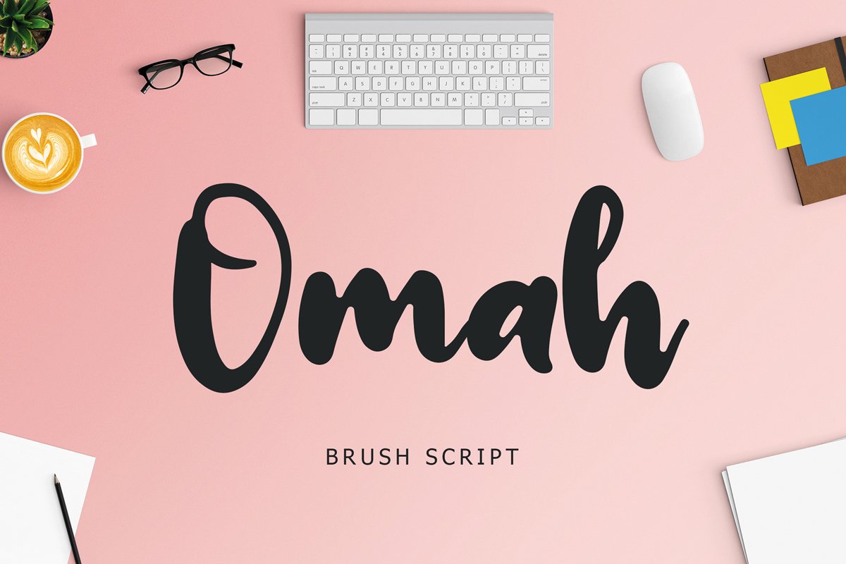 Omah Brush Script Font example image 1