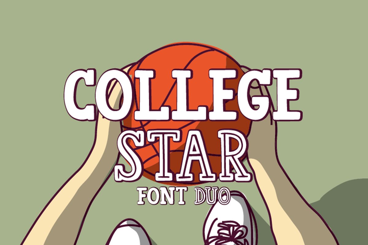 College Star Font Duo | LoveSVG example image 1