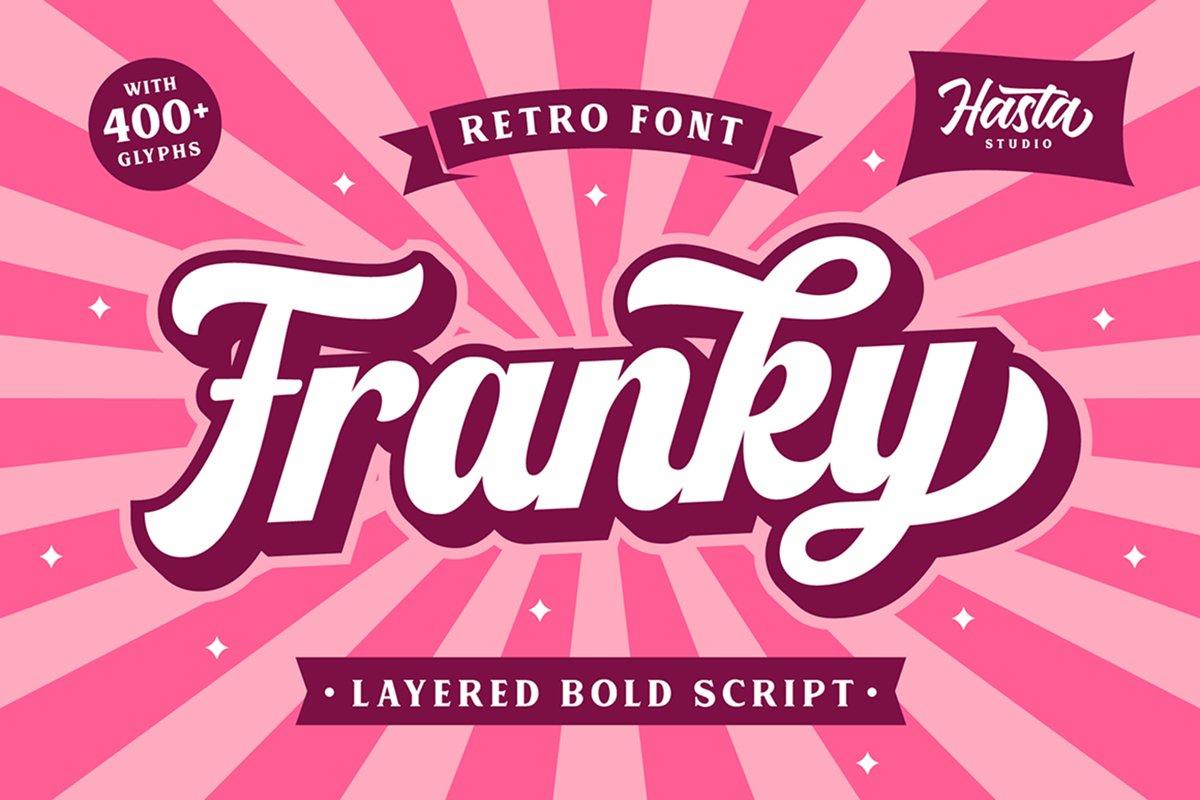 Franky - Retro Font example image 1